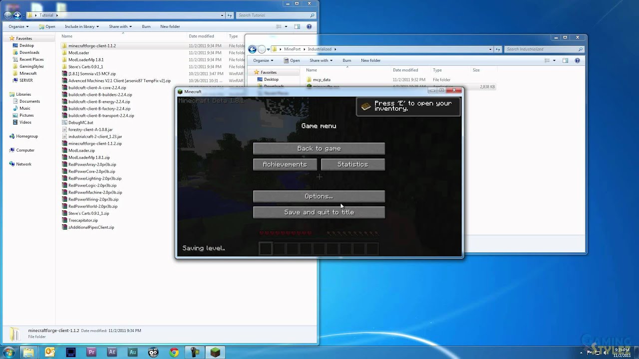 Tutorial - Installing Forge and Industrial Mods - YouTube