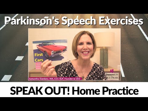 Parkinson's Speech Exercises: First Cars