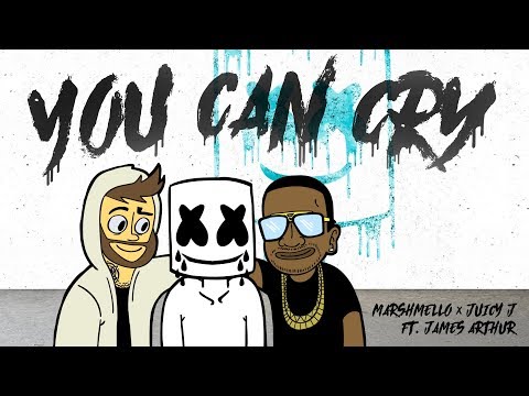 Marshmello x Juicy J - You Can Cry (Ft. James Arthur) (Official Lyric Video)