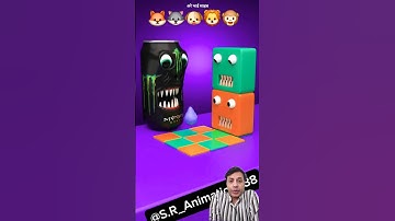 COLORFUL CUBE CHASE #3danimation #funny #animation #shorts