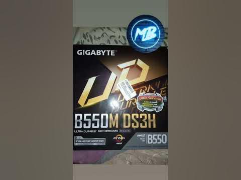 Gigabyte b550m ds3h - YouTube