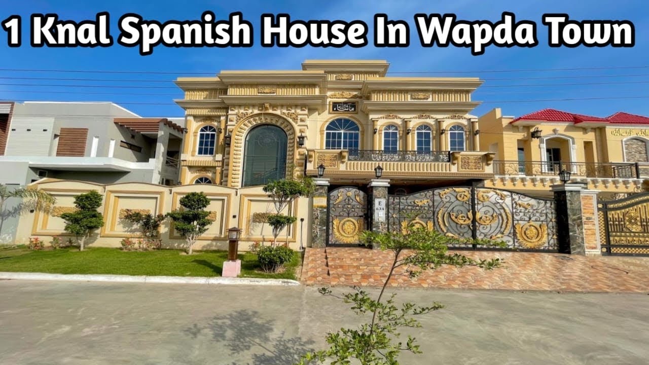 1 Kanal Spanish Luxury Designer Dream House For Sale In Wapda Town Multan | ZSB Marketing