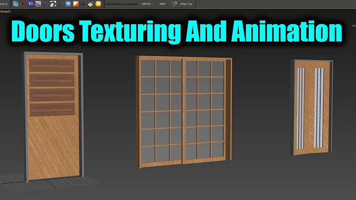 Doors Texturing And Animation In 3DSMAX