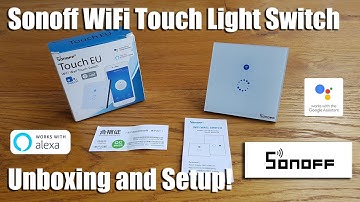 Sonoff WiFi Light Switch Works with Alexa / Google Home plus circuit diagram