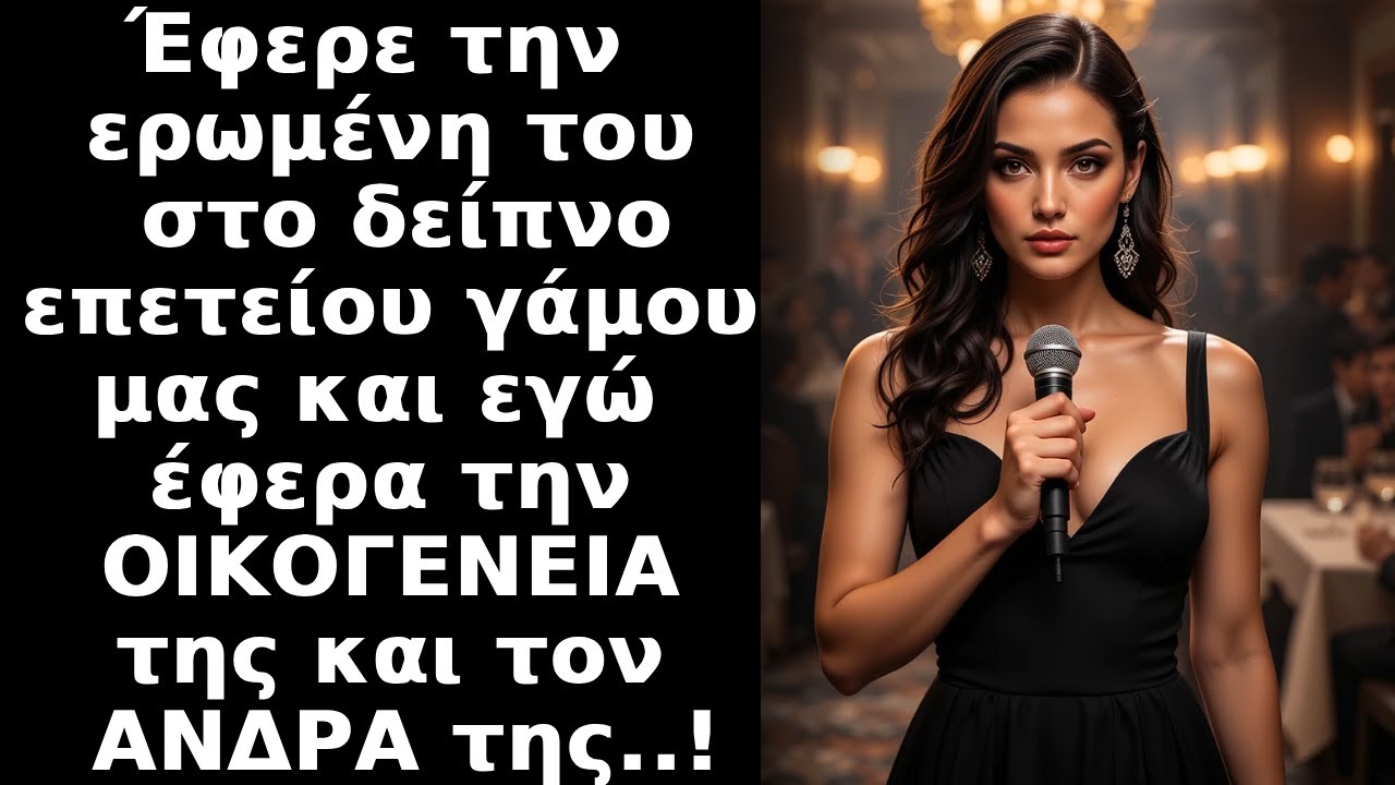 Ο ΑΝΔΡΑΣ μου έφερε την ερωμένη του στο δείπνο επετείου μας!Εγώ έφερα τους γονείς και τον σύζυγό της.