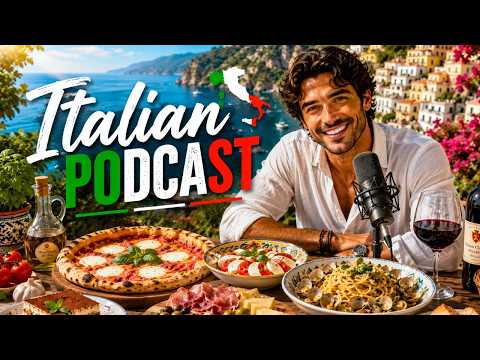 Learn Italian with Podcast (A1/A2) 🍕 Food Culture: Stories of Pizza, Coffee & Desserts ☕️✨
