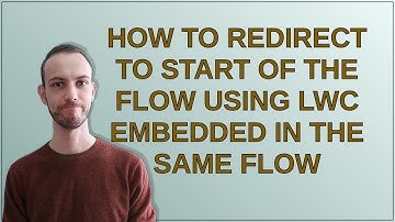 How to redirect to start of the flow using LWC embedded in the same flow