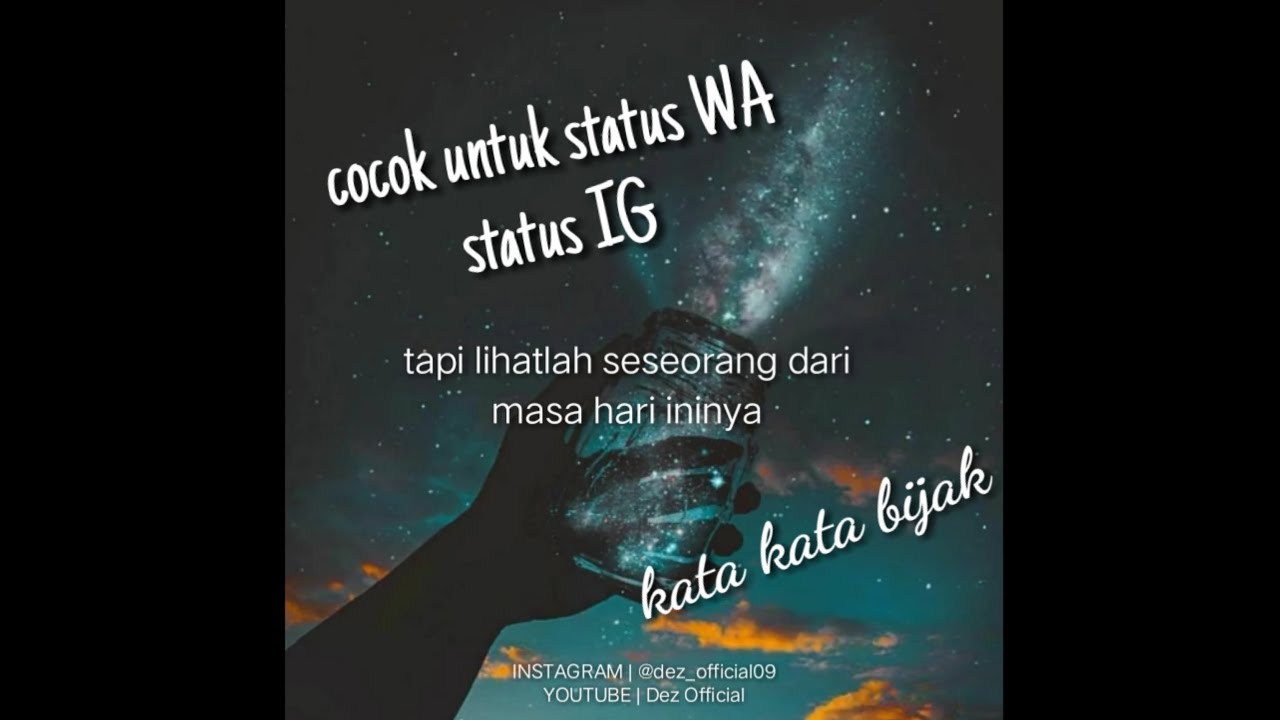 Keren Video Literasi 1 Menit Tentang Kata Kata Bijak Cocok