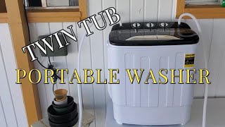 BLACK AND DECKER PORTABLE WASHING MACHINE  MINI WASHING MACHINE UNBOXING  REVIEW AND TESTING 