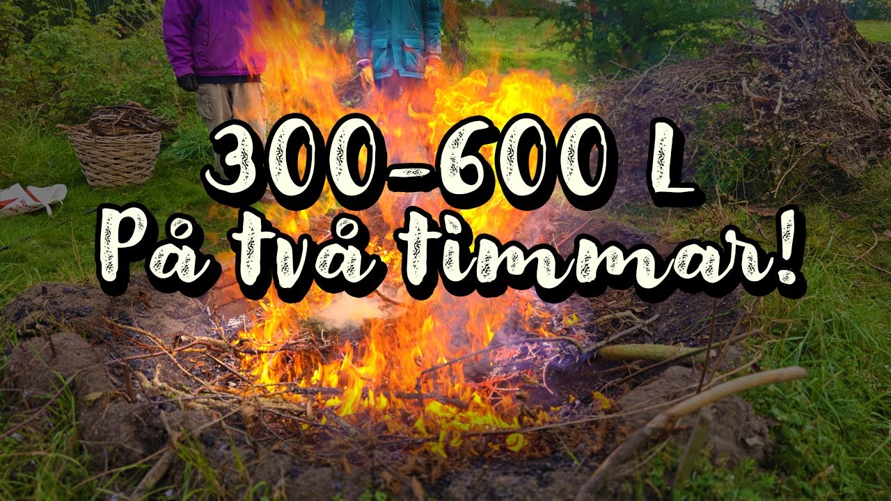 Biokolgryta - Bästa metoden att göra biokol? Gratis, enkelt och effektivt!