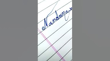 Signature style "Nandana"🖊️ Comment your name!!