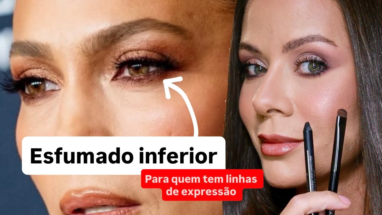 ESFUMADO PARA QUEM TEM LINHAS DE EXPRESSÃO EM TORNO DOS OLHOS