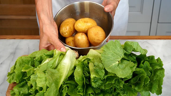 Sformato di Scarola e Patate Ricetta Facile ed Economica - Escarole and Potato Flan Tasty and Easy