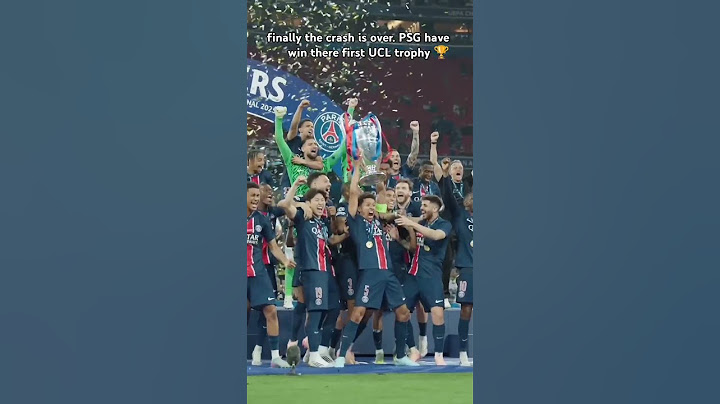 finally the crash is over. PSG have win there first UCL trophy 🏆#foryou #psg #win #ucl #football