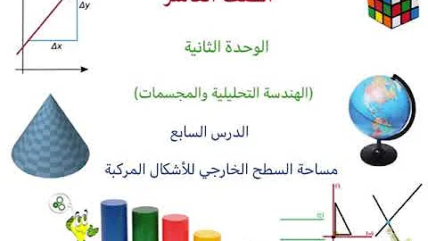 مساحة السطح الخارجي للصندوق والمكعب