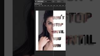 Half Face Text effect.....#shorts #texteffects