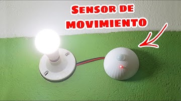 Luz automática con SENSOR PIR MEJORADO/Ideatronic