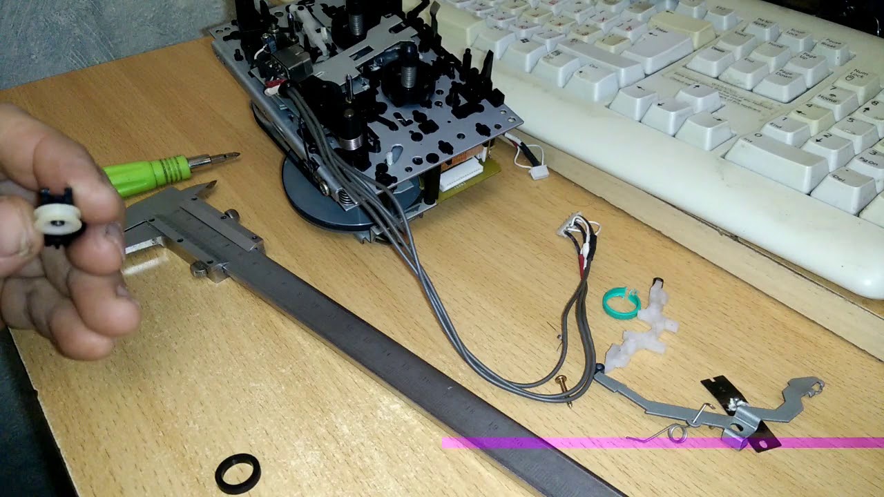 Восстановление работоспособности идлера ЛПМ кассетной деки. - YouTube