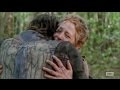 The walking dead 5x01 carol  daryl hug rick reunites with baby judith and  tyrese and sasha