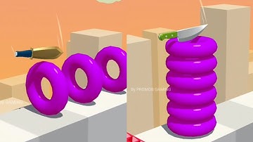 Very satisfying and relaxing ASMR slicing game - Slice It All! JU274