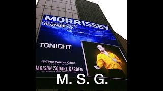 MORRISSEY SPEEDWAY Madison Square Garden chords