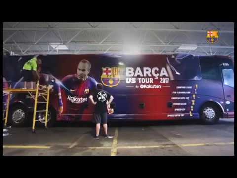 El nuevo bus del Barça "made in USA"