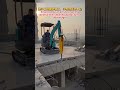 excavator is powerful enough to handle construction, demolition, and breaking up debris with ease