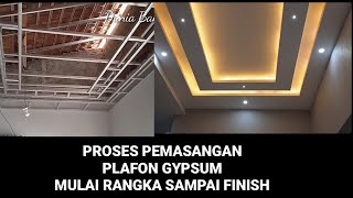 DROP CEILING MAKING PROCESS FROM FRAME TO FINISHED