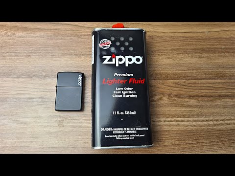 Видео: Обзор на зажигалку Zippo. Оригинальное топливо для зажигалки Zippo