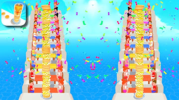 Pancake Run 🥞🍌🍓😋 Gameplay Walkthrough Part - 01 (iOS,Android) All level
