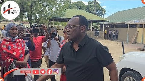 MBOWE ATINGA HOSPITALI KUFUATA MAITI YA KADA WA CHADEMA ALIYETEKWA NA KUKUTWA AMEFARIKI,.
