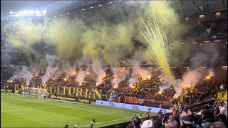 AIK -DIF 2-0 #aik #allsvenskan #ultras #pyro #derby #tifo #norrastå #dif #djurgården #blackarmy