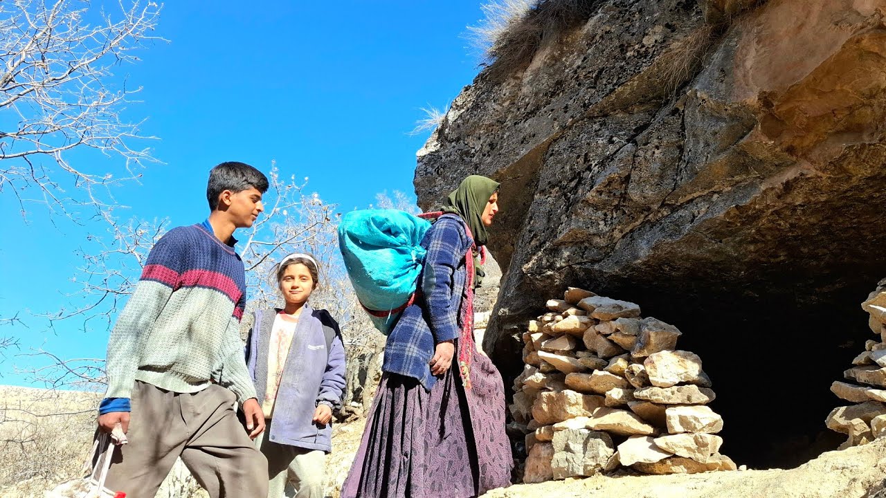 Начало бездомности и обретение убежища в волшебной пещере🛖