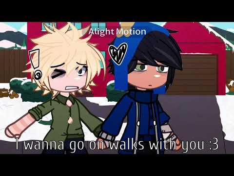 • I wanna be your bf!! // Creek // South Park X Gacha // Craig x Tweek •