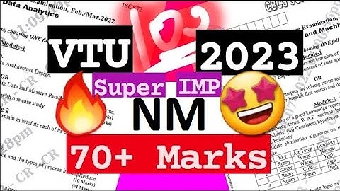 NM M2 Best Video PASS PACK 💯🤩 Sup Imp [+PDF] 🎯2023 Externals 🔥🔥🔥 7SEM CSE #vtu #2023 #NM #18CS742