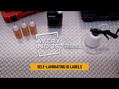Avery Easy Align Self-Laminating ID Labels 2-5/16 x 3-5/16, 100 Labels  (00756)