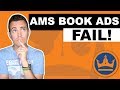 AMS Book Ads Not Working? Here's How to Fix Them