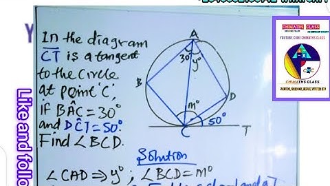 HOW TO SOLVE CIRCLE GEOMETRY PROBLEM || TANGENT AND CYCLIC QUAD👌 #chimaths #fyp