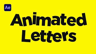 Animate Each Letter Independently: Kinetic Typography Techniques in After Effects