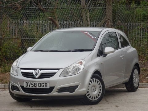 08 58 Vauxhall Corsa 1 2 16v Club Inc Air Con In Silver Youtube