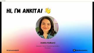 Unlocking the Mystery of React's Re Rendering - Ankita Kulkarni - React Rally 2023 Profile