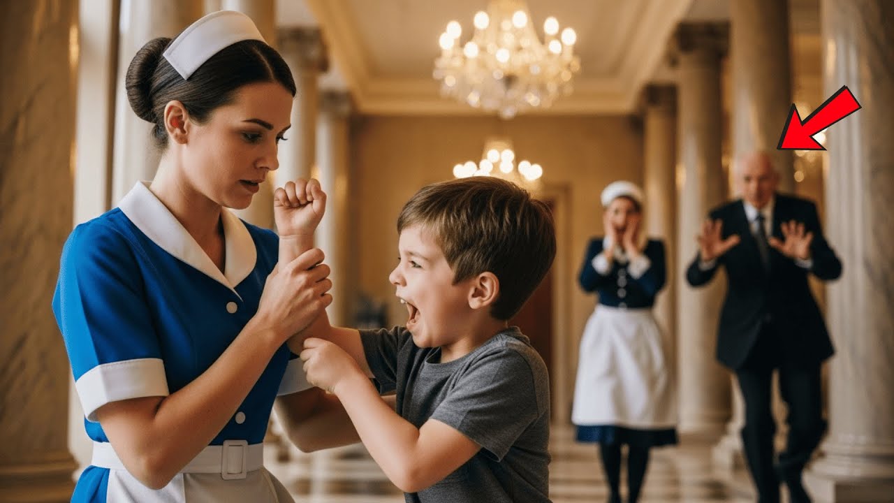 Il Figlio Del Milionario Morse La Colf… Ma Ciò Che Fece Subito Dopo Sconvolse Tutti!