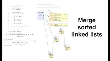Merge sorted linked lists (Python)
