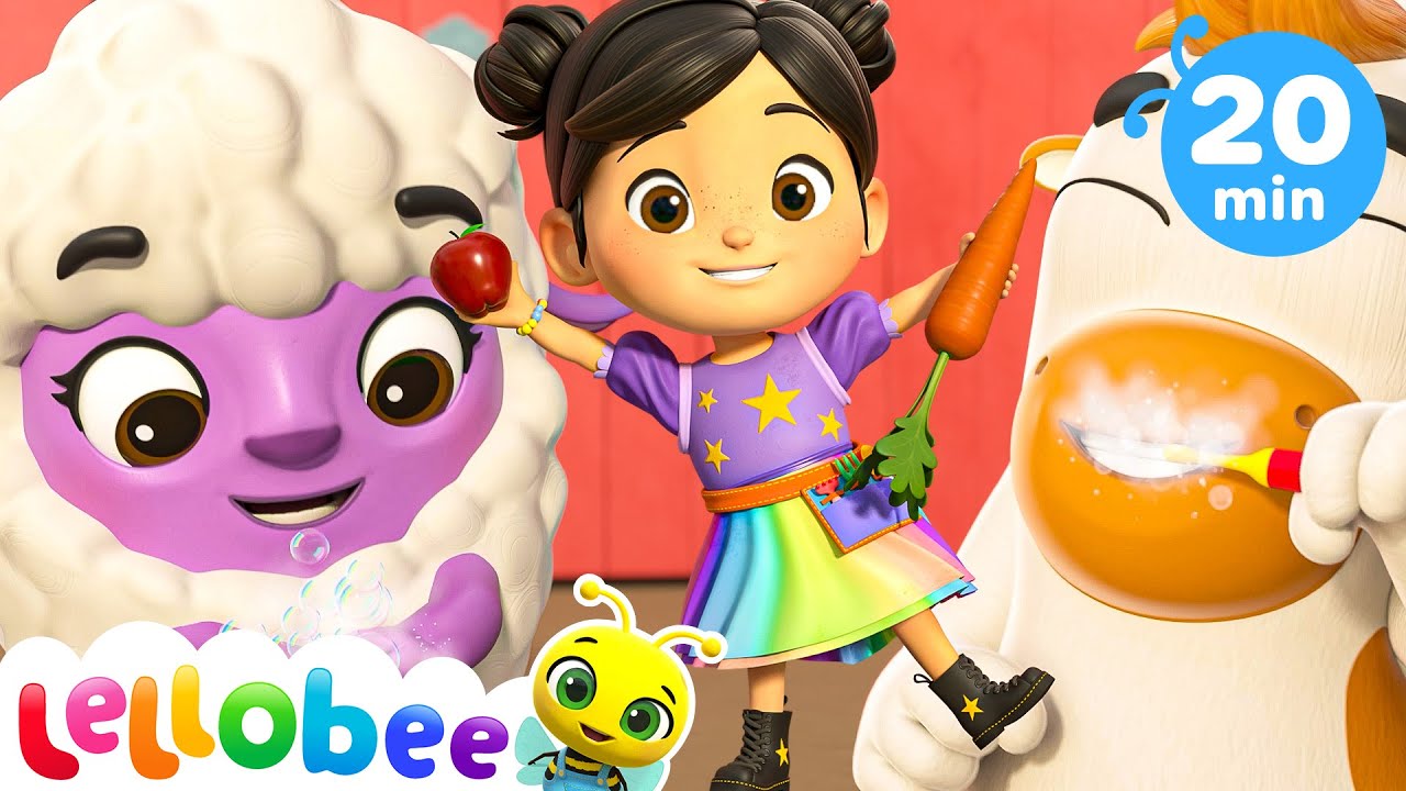 Be Healthy Song | Lellobee by CoComelon | Sing Along | Nursery Rhymes and Songs for Kids