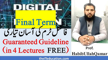 CS302 Final Term Preparation Lecture 23 45 overview, Tips and Paper Pattern guideline