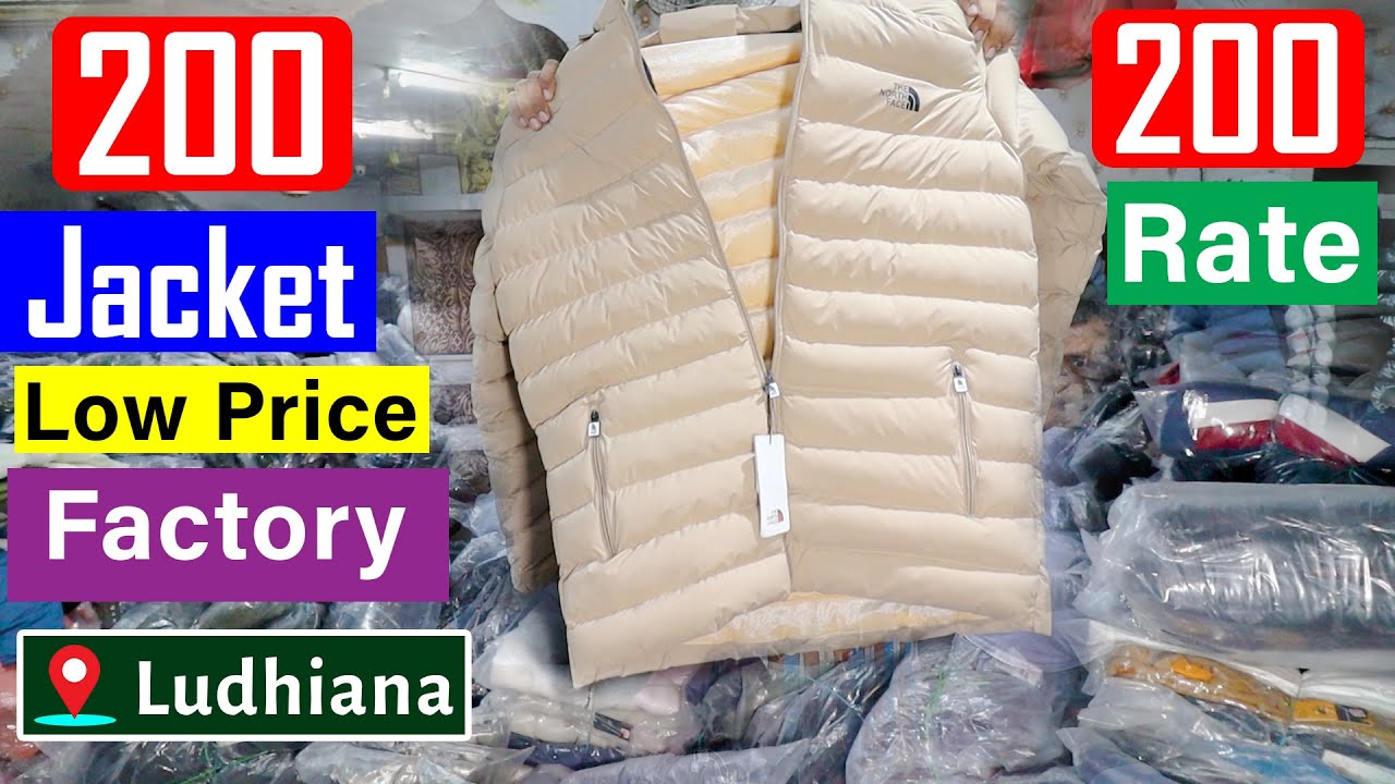 😲 ₹ 200 Jacket - Ludhiana Wholesale Market | Winter Windcheater & Jackets Direct from Factory 2025