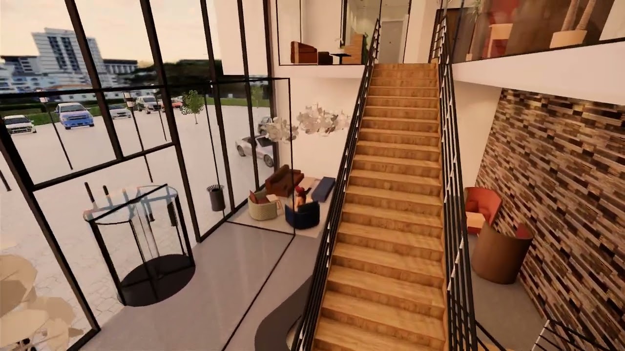 Office Reception Design - Walkthrough