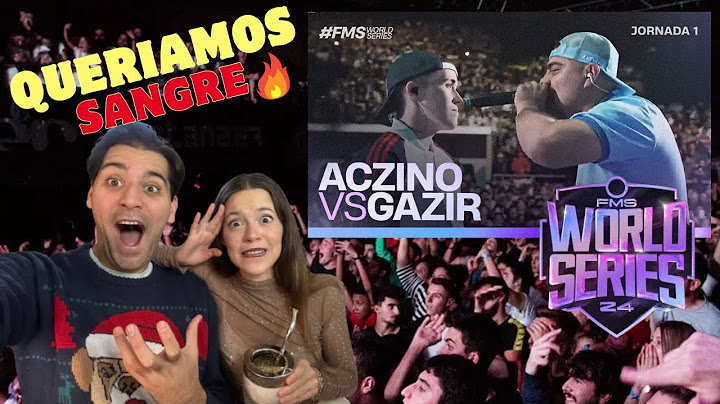 MATE-REACCIÓN a "ACZINO vs GAZIR I FMS WORLD SERIES 24 J1 I BOLIVIA I Urban Roosters" | Flor y Mati
