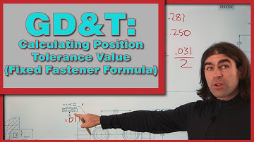 Calculating Position Tolerance Values With Fixed Fastener Formula