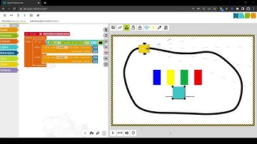 Open Roberta - Seguidor de linha (line follower)